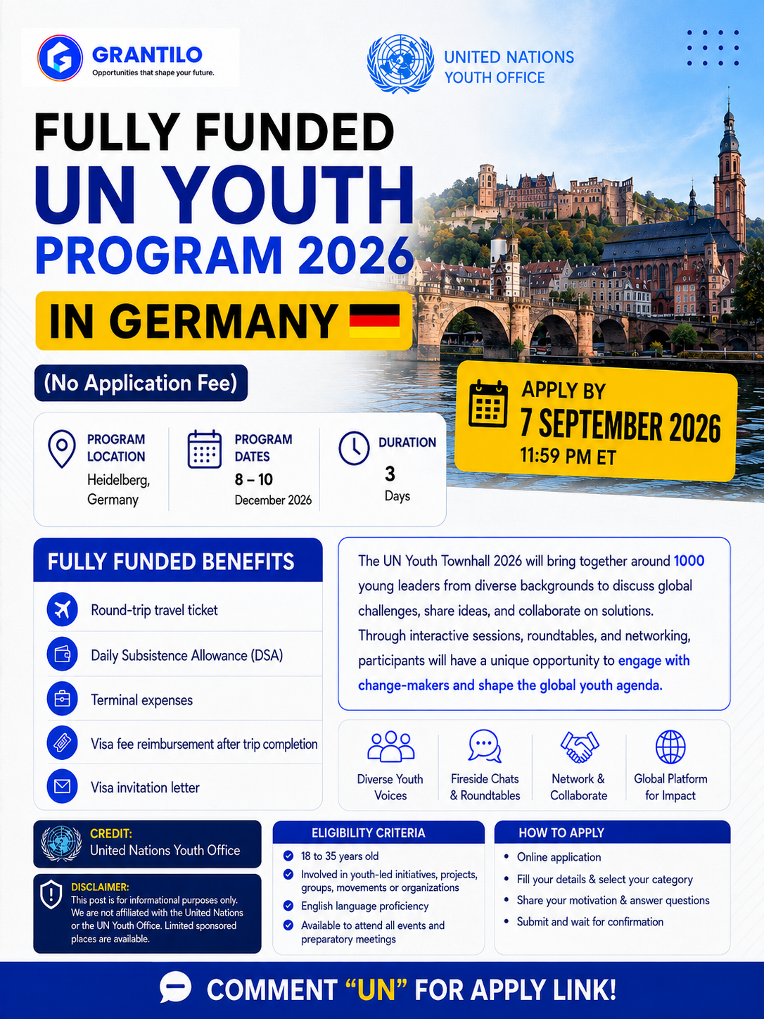UN Youth Townhall 2026 in Germany